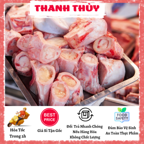 Xương Ống Tủy Cưa Sẵn (1kg) (cưa ngang nhỏ để nướng)